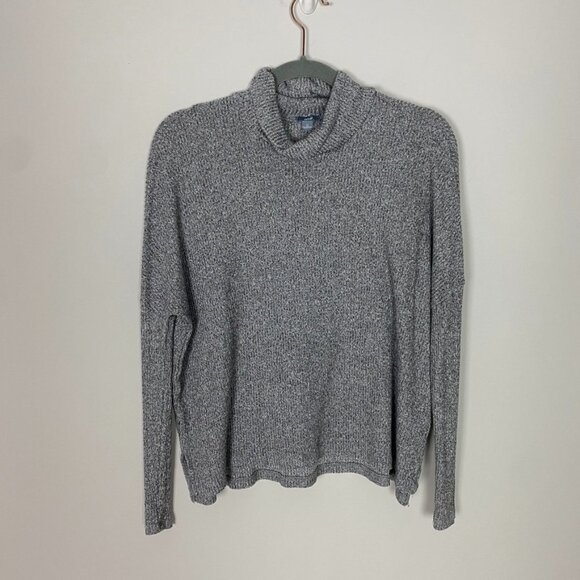 Aerie Ribbed Long Sleeve Turtleneck Dolman Sleeves Slouchy Boxy Womens Small - Picture 1 of 6